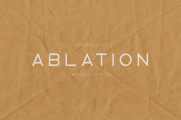 Ablation Smoked Edition: A Modern Sans Serif Font for Trusted Branding