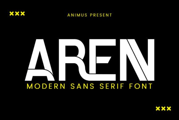 Arenn: A Bold Sans Serif Typeface for Editorial Impact