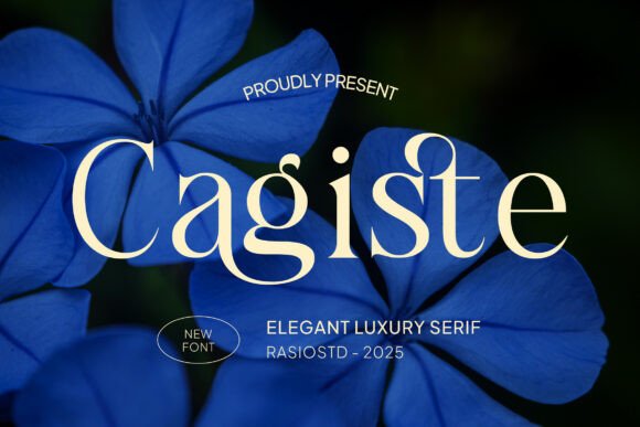 Cagiste: A Luxury Serif Typeface for Editorial Elegance