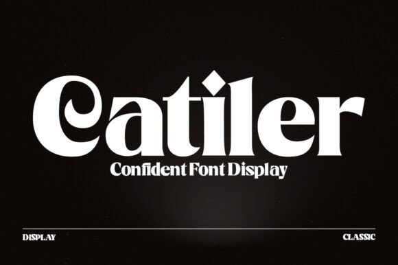 Catiler: A Display Font That Breathes With Your Editorial Voice