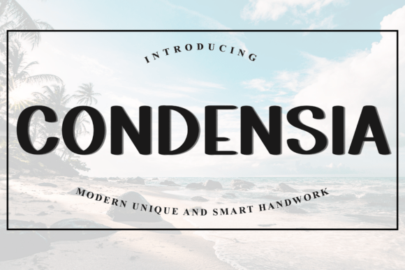 Condensia: A Display Font That Commands Attention