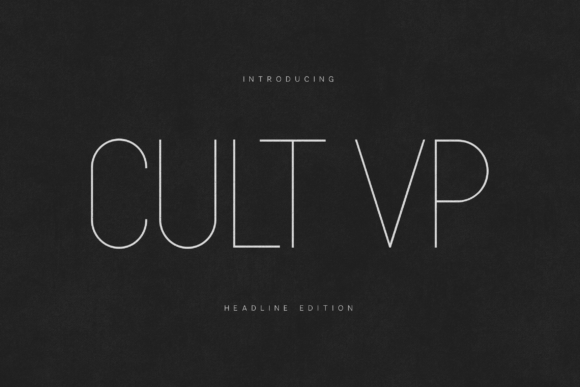 Cult Vp: A Clean, Confident Font for Small Business Branding