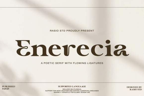 Enerecia: A Serif Font for Thoughtful Editorial Moments
