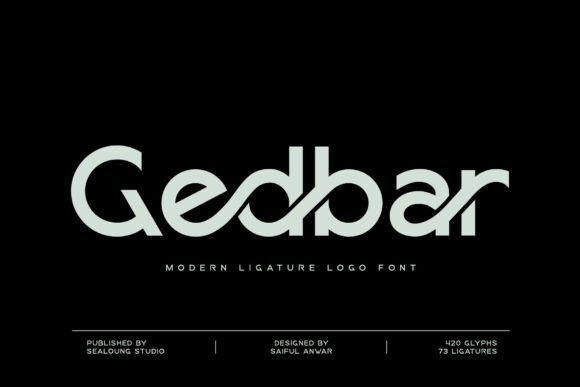 Gedbar: A Modern Sans Serif Font That Elevates Handmade Design