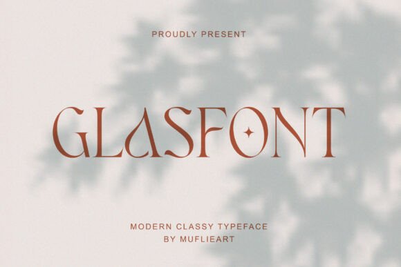 Glasfont: A Premium Serif Typeface for Digital Elegance