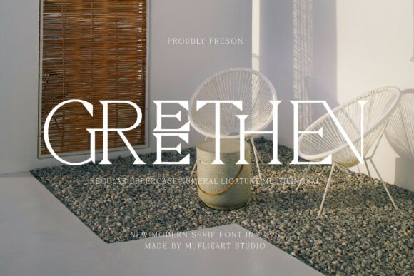 Greethen: A Modern Serif Font for Bold Digital Branding