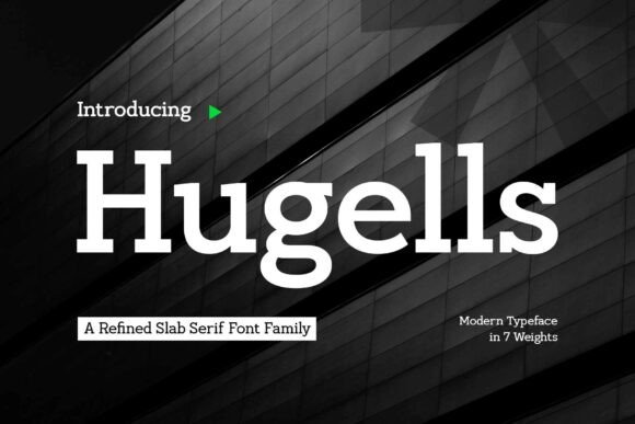 Hugells: A Refined Slab Serif for Editorial Calm