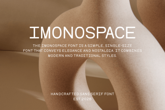 Imonospace: A Simple Sans Serif Font That Builds Trust