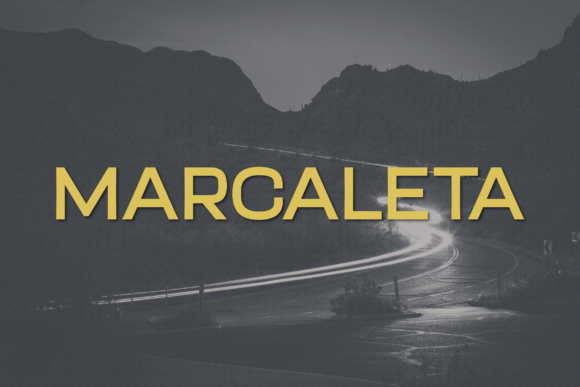 Marcaleta: A Modern Sans Serif Typeface for Digital Clarity