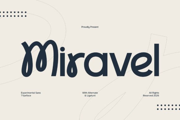 Miravel: A Sans Serif Typeface for Editorial Creativity