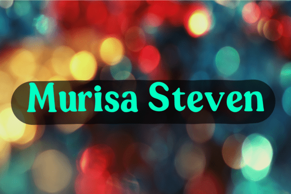 Murisa Steven: A Serif Typeface for Editorial Excellence