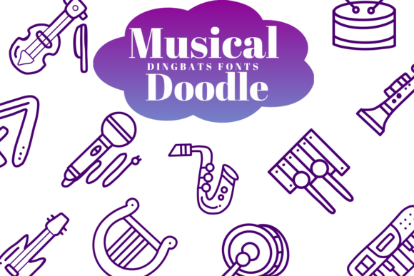 Musical Doodle: A Dingbats Font That Sings With Your Content
