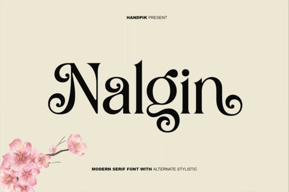 Nalgin: A Sophisticated Serif Font for Trusted Branding