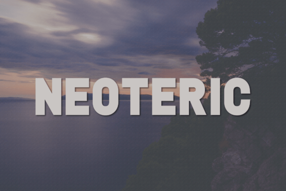 Neoteric: A Clean, Confident Sans Serif for Small Business Branding