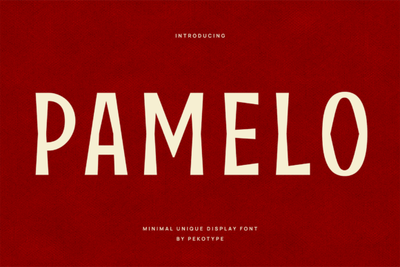 Pamelo: A Bold Hand-Drawn Sans Serif Font for Scroll-Stopping Marketing