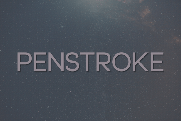 Penstroke: A Classy Sans Serif Typeface for Handmade Creators