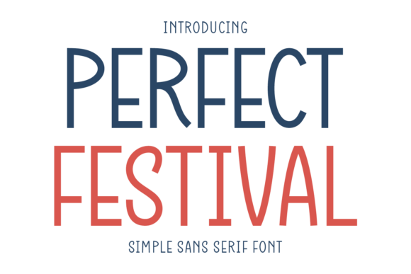 Perfect Festival: A Clean Sans Serif Font for Digital Clarity