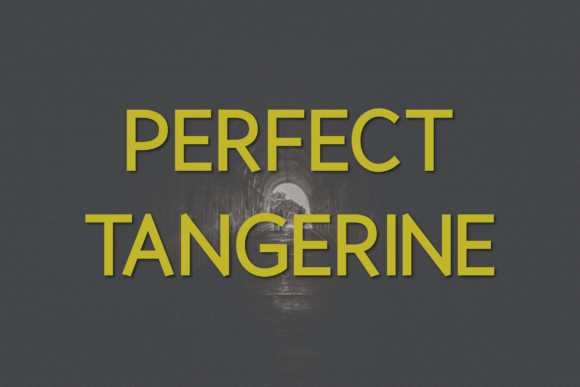 Perfect Tangerine: A Polished Sans Serif Font for Real Small Business Branding