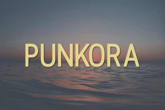 Punkora: A Modern Sans Serif Typeface for Editorial Clarity