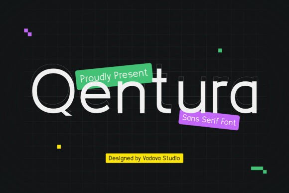 Qentura: A Modern Sans Serif Font Built for Digital Impact
