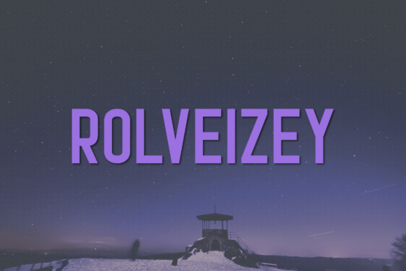 Rolveizey: A Clean, Confident Sans Serif for Digital Brands