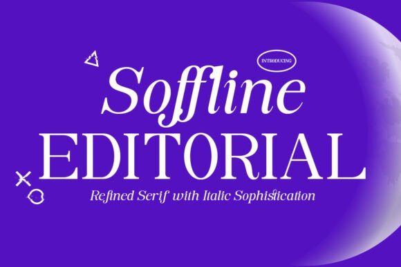 Soffline: A Refined Serif Font for Editorial-Style Campaigns