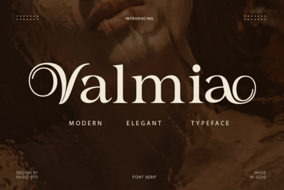 Valmia: A Refined Serif Font That Elevates Real Small Business Branding
