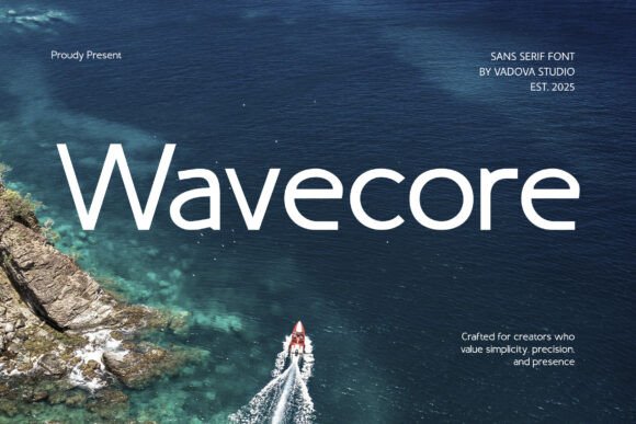 Wavecore: A Sans Serif Typeface That Breathes With Your Content