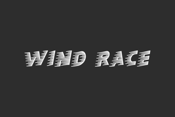 Wind Race Font: A Dynamic Display Typeface for Bold Brand Moments